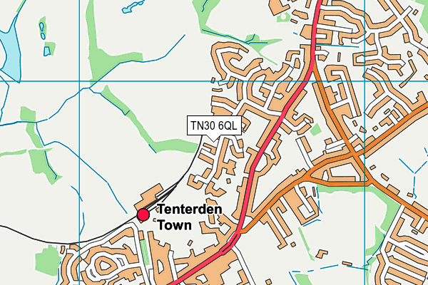 TN30 6QL map - OS VectorMap District (Ordnance Survey) TN30 6QL map - OS VectorMap District (Ordnance Survey)