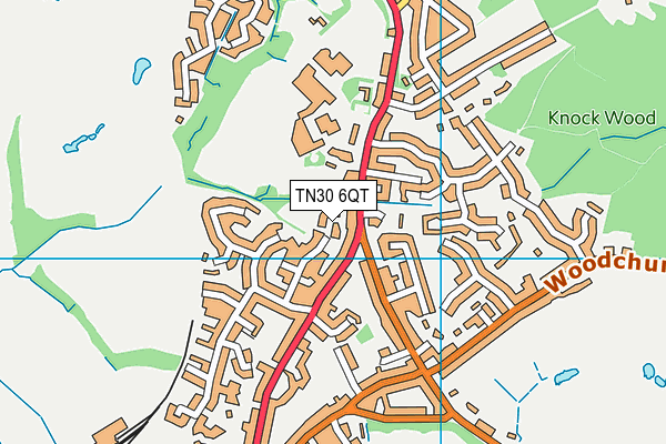 TN30 6QT map - OS VectorMap District (Ordnance Survey) TN30 6QT map - OS VectorMap District (Ordnance Survey)