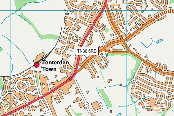 TN30 6RD map - OS VectorMap District (Ordnance Survey)