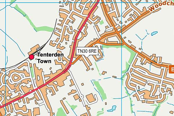 TN30 6RE map - OS VectorMap District (Ordnance Survey) TN30 6RE map - OS VectorMap District (Ordnance Survey)