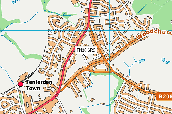 TN30 6RS map - OS VectorMap District (Ordnance Survey) TN30 6RS map - OS VectorMap District (Ordnance Survey)