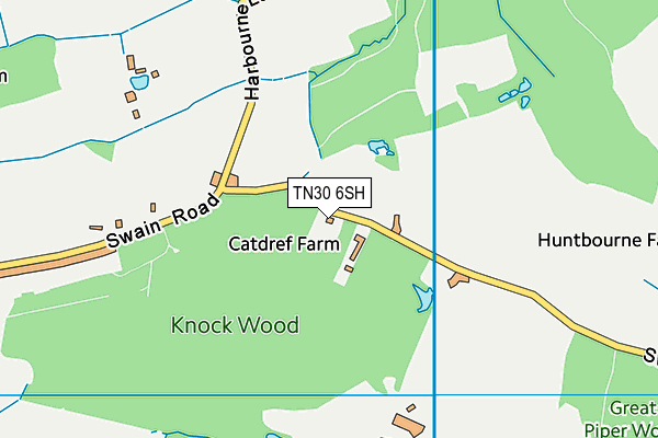 TN30 6SH map - OS VectorMap District (Ordnance Survey) TN30 6SH map - OS VectorMap District (Ordnance Survey)