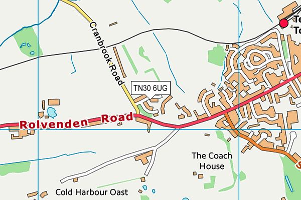 TN30 6UG map - OS VectorMap District (Ordnance Survey) TN30 6UG map - OS VectorMap District (Ordnance Survey)
