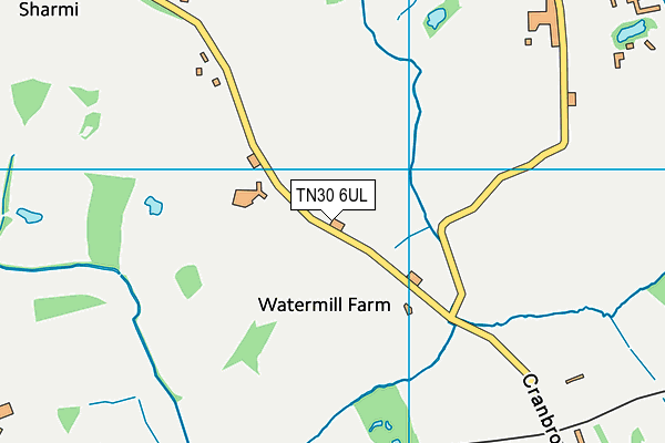 TN30 6UL map - OS VectorMap District (Ordnance Survey) TN30 6UL map - OS VectorMap District (Ordnance Survey)
