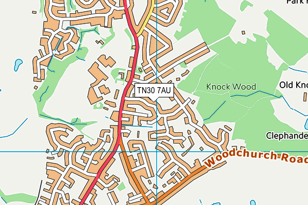 TN30 7AU map - OS VectorMap District (Ordnance Survey) TN30 7AU map - OS VectorMap District (Ordnance Survey)
