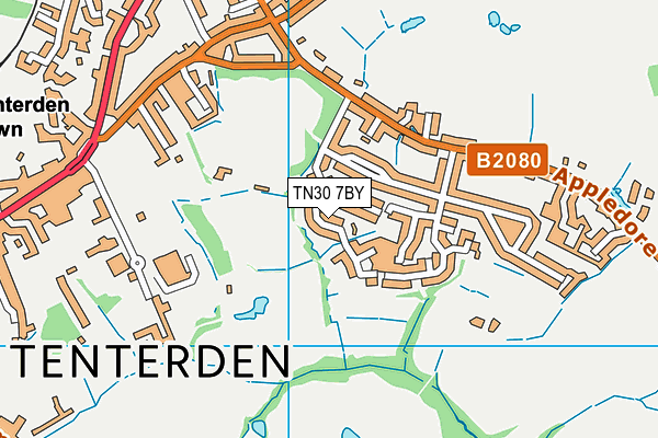 TN30 7BY map - OS VectorMap District (Ordnance Survey) TN30 7BY map - OS VectorMap District (Ordnance Survey)
