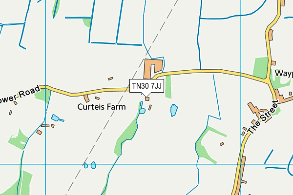 TN30 7JJ map - OS VectorMap District (Ordnance Survey) TN30 7JJ map - OS VectorMap District (Ordnance Survey)