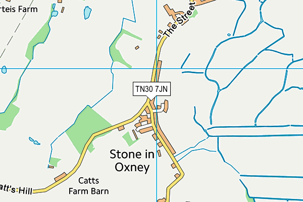 TN30 7JN map - OS VectorMap District (Ordnance Survey) TN30 7JN map - OS VectorMap District (Ordnance Survey)