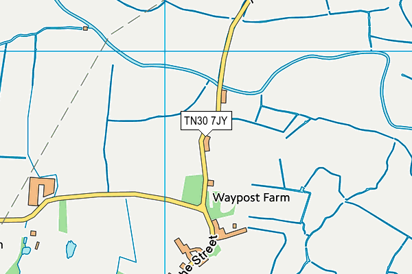 TN30 7JY map - OS VectorMap District (Ordnance Survey) TN30 7JY map - OS VectorMap District (Ordnance Survey)