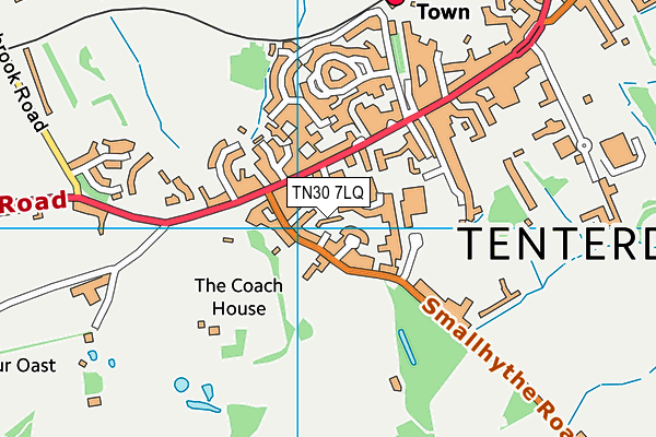 TN30 7LQ map - OS VectorMap District (Ordnance Survey) TN30 7LQ map - OS VectorMap District (Ordnance Survey)