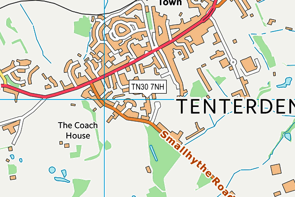 TN30 7NH map - OS VectorMap District (Ordnance Survey) TN30 7NH map - OS VectorMap District (Ordnance Survey)