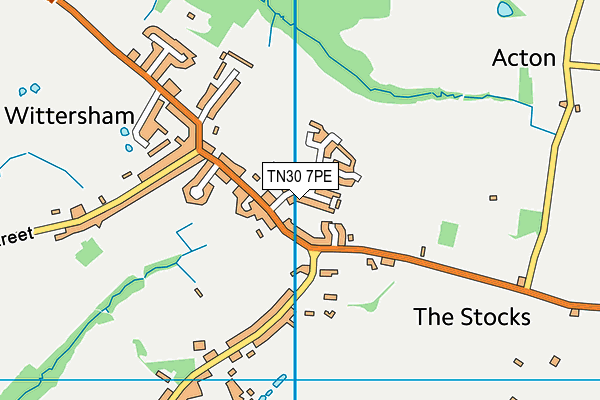 TN30 7PE map - OS VectorMap District (Ordnance Survey) TN30 7PE map - OS VectorMap District (Ordnance Survey)