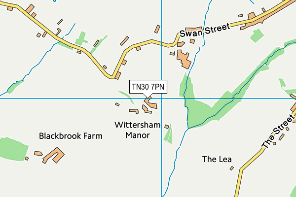 TN30 7PN map - OS VectorMap District (Ordnance Survey) TN30 7PN map - OS VectorMap District (Ordnance Survey)