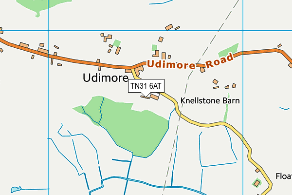 TN31 6AT map - OS VectorMap District (Ordnance Survey) TN31 6AT map - OS VectorMap District (Ordnance Survey)