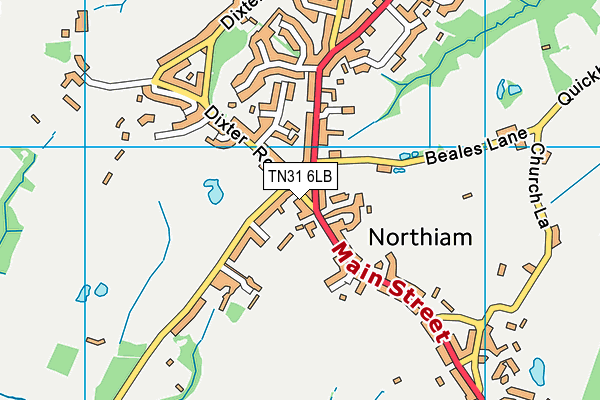 TN31 6LB map - OS VectorMap District (Ordnance Survey) TN31 6LB map - OS VectorMap District (Ordnance Survey)