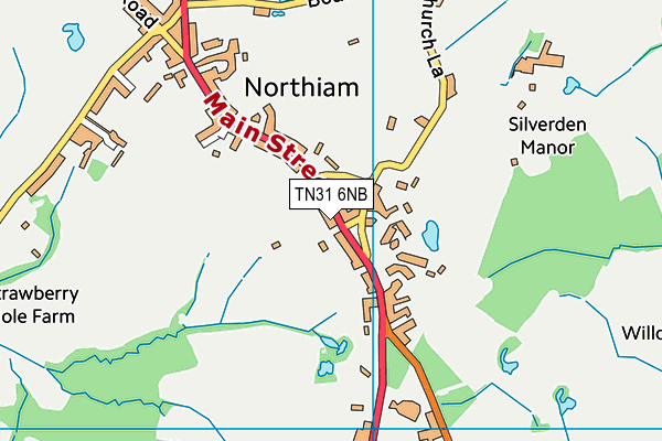 TN31 6NB map - OS VectorMap District (Ordnance Survey) TN31 6NB map - OS VectorMap District (Ordnance Survey)