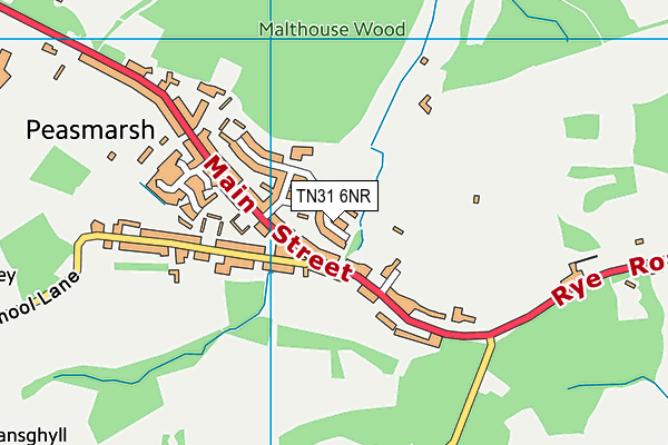 TN31 6NR map - OS VectorMap District (Ordnance Survey) TN31 6NR map - OS VectorMap District (Ordnance Survey)