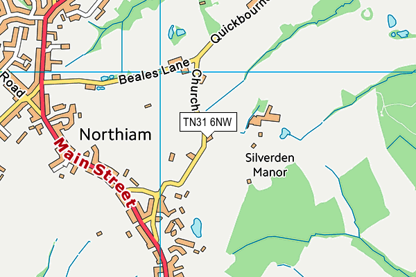 TN31 6NW map - OS VectorMap District (Ordnance Survey) TN31 6NW map - OS VectorMap District (Ordnance Survey)