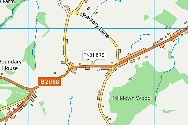TN31 6RS map - OS VectorMap District (Ordnance Survey) TN31 6RS map - OS VectorMap District (Ordnance Survey)