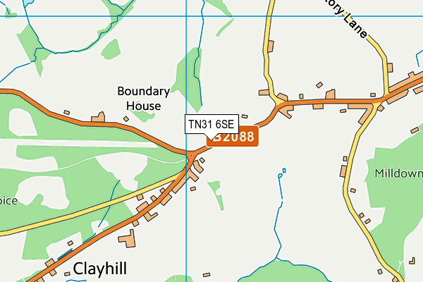 TN31 6SE map - OS VectorMap District (Ordnance Survey) TN31 6SE map - OS VectorMap District (Ordnance Survey)
