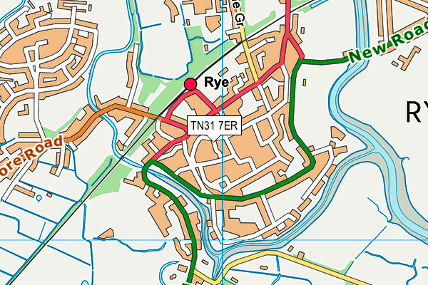 TN31 7ER map - OS VectorMap District (Ordnance Survey) TN31 7ER map - OS VectorMap District (Ordnance Survey)