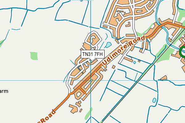 TN31 7FH map - OS VectorMap District (Ordnance Survey) TN31 7FH map - OS VectorMap District (Ordnance Survey)