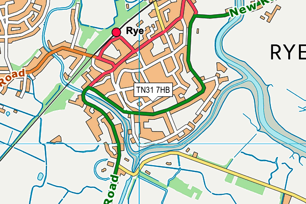 TN31 7HB map - OS VectorMap District (Ordnance Survey) TN31 7HB map - OS VectorMap District (Ordnance Survey)