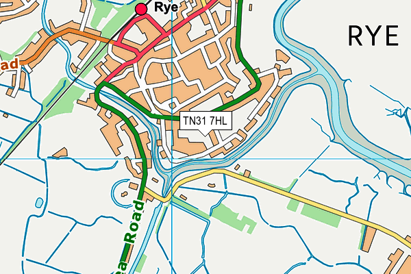 TN31 7HL map - OS VectorMap District (Ordnance Survey) TN31 7HL map - OS VectorMap District (Ordnance Survey)