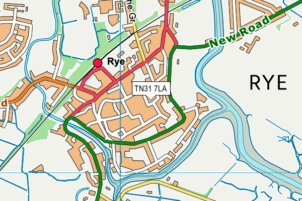 TN31 7LA map - OS VectorMap District (Ordnance Survey) TN31 7LA map - OS VectorMap District (Ordnance Survey)