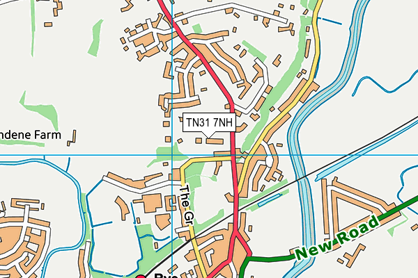 TN31 7NH map - OS VectorMap District (Ordnance Survey) TN31 7NH map - OS VectorMap District (Ordnance Survey)