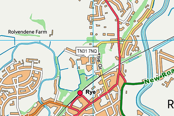 TN31 7NQ map - OS VectorMap District (Ordnance Survey) TN31 7NQ map - OS VectorMap District (Ordnance Survey)
