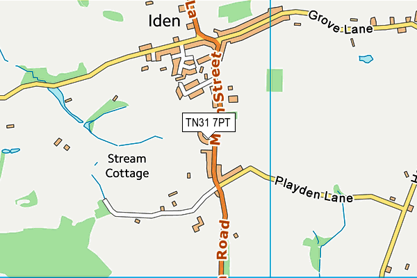 TN31 7PT map - OS VectorMap District (Ordnance Survey) TN31 7PT map - OS VectorMap District (Ordnance Survey)