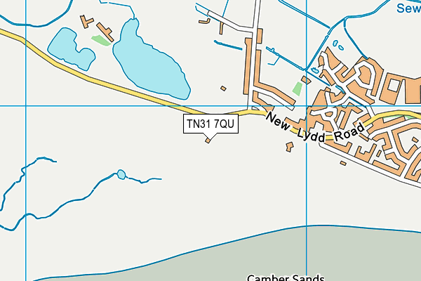 TN31 7QU map - OS VectorMap District (Ordnance Survey) TN31 7QU map - OS VectorMap District (Ordnance Survey)