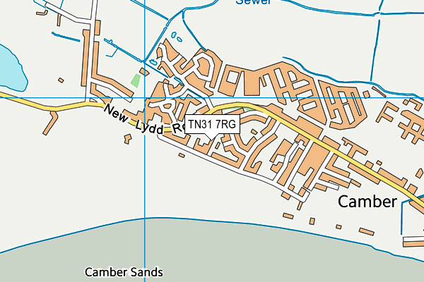 TN31 7RG map - OS VectorMap District (Ordnance Survey) TN31 7RG map - OS VectorMap District (Ordnance Survey)