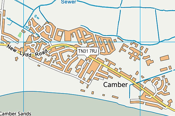 TN31 7RJ map - OS VectorMap District (Ordnance Survey) TN31 7RJ map - OS VectorMap District (Ordnance Survey)