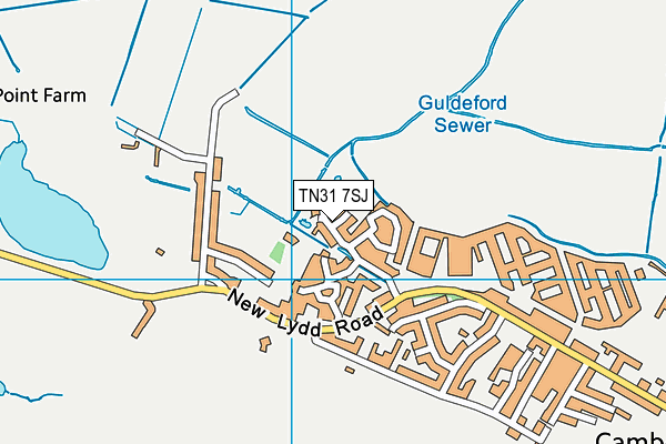 TN31 7SJ map - OS VectorMap District (Ordnance Survey) TN31 7SJ map - OS VectorMap District (Ordnance Survey)