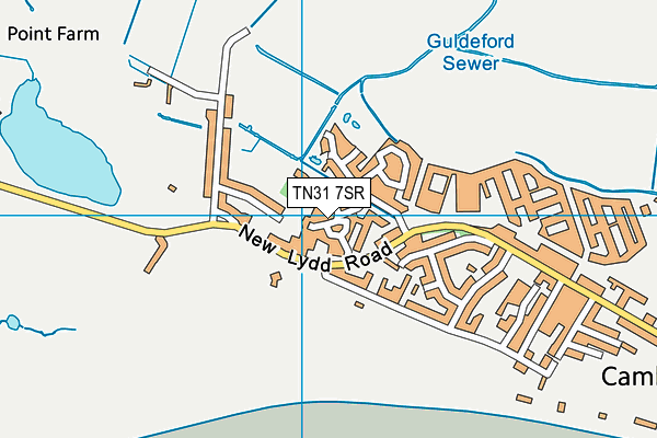 TN31 7SR map - OS VectorMap District (Ordnance Survey) TN31 7SR map - OS VectorMap District (Ordnance Survey)