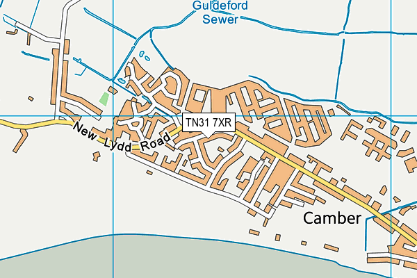 TN31 7XR map - OS VectorMap District (Ordnance Survey) TN31 7XR map - OS VectorMap District (Ordnance Survey)