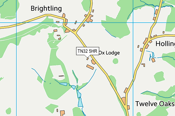 TN32 5HR map - OS VectorMap District (Ordnance Survey) TN32 5HR map - OS VectorMap District (Ordnance Survey)