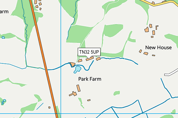TN32 5UP map - OS VectorMap District (Ordnance Survey) TN32 5UP map - OS VectorMap District (Ordnance Survey)
