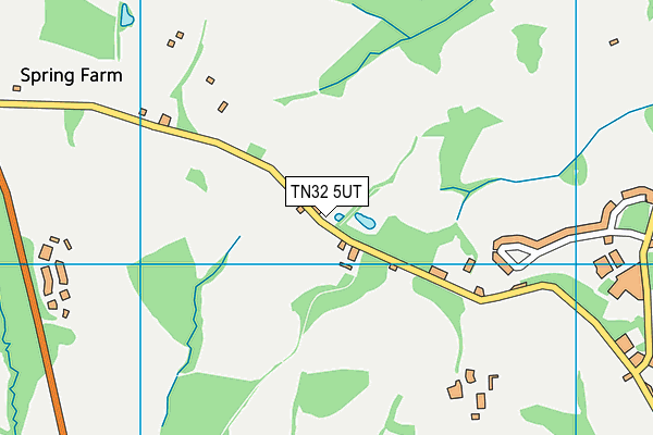 TN32 5UT map - OS VectorMap District (Ordnance Survey) TN32 5UT map - OS VectorMap District (Ordnance Survey)
