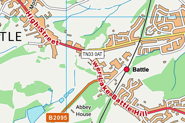 TN33 0AT map - OS VectorMap District (Ordnance Survey) TN33 0AT map - OS VectorMap District (Ordnance Survey)