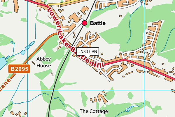 TN33 0BN map - OS VectorMap District (Ordnance Survey) TN33 0BN map - OS VectorMap District (Ordnance Survey)