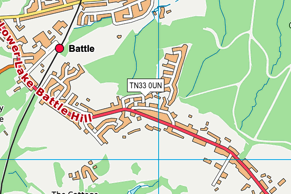 TN33 0UN map - OS VectorMap District (Ordnance Survey) TN33 0UN map - OS VectorMap District (Ordnance Survey)