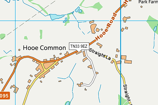 TN33 9EZ map - OS VectorMap District (Ordnance Survey) TN33 9EZ map - OS VectorMap District (Ordnance Survey)