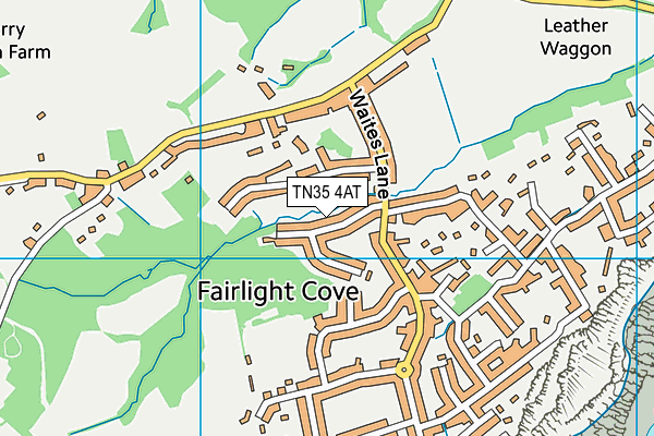 TN35 4AT map - OS VectorMap District (Ordnance Survey) TN35 4AT map - OS VectorMap District (Ordnance Survey)