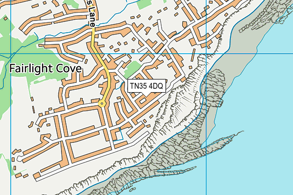 TN35 4DQ map - OS VectorMap District (Ordnance Survey) TN35 4DQ map - OS VectorMap District (Ordnance Survey)