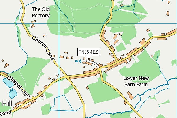 TN35 4EZ map - OS VectorMap District (Ordnance Survey)