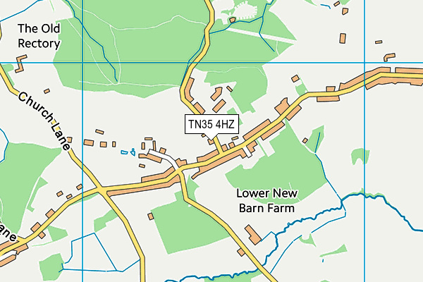 TN35 4HZ map - OS VectorMap District (Ordnance Survey) TN35 4HZ map - OS VectorMap District (Ordnance Survey)