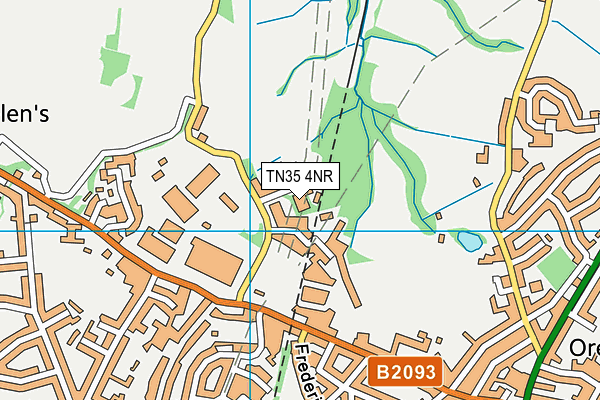 TN35 4NR map - OS VectorMap District (Ordnance Survey)